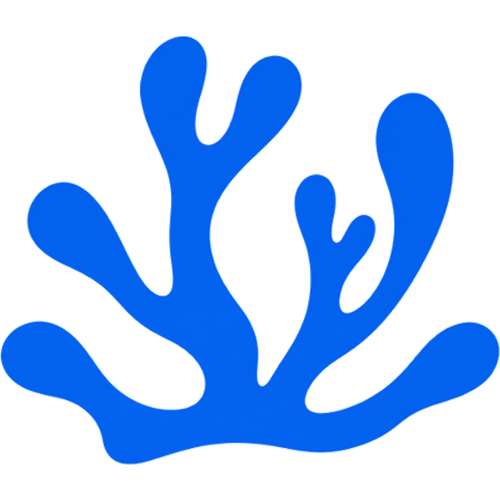 Medborgarsidans symbol: ett korallrev av många olika bidrag
